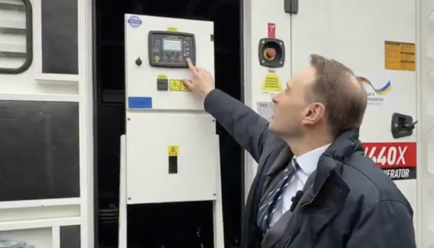 EU, Germany deliver 143 generators to Ukraine for over 100 hospitals