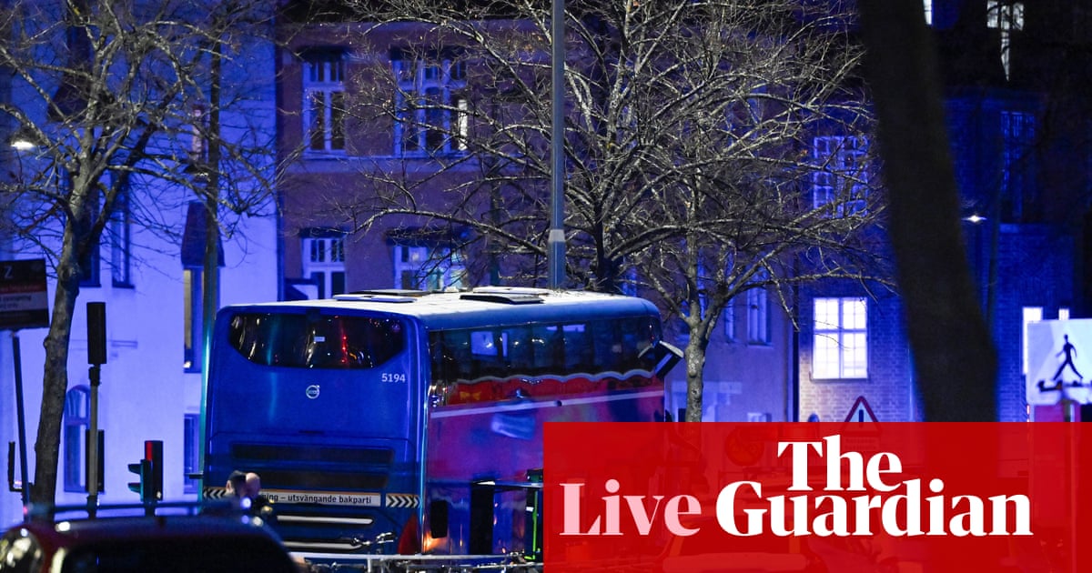 Several dead and injured, police say, after bus crashes into bus stop in Stockholm – as it happened | Ukraine