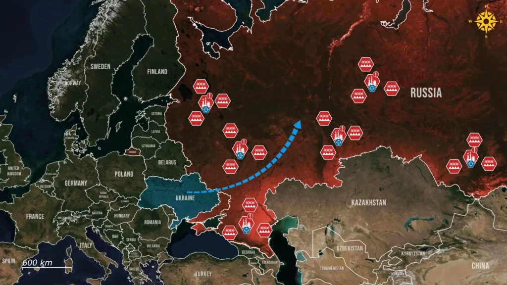 Frontline report: Russia builds metal cages around refineries as Ukrainian drone strikes expose air defense failures