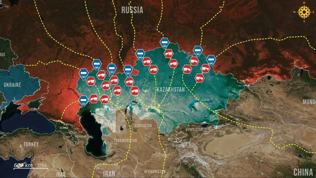 Frontline report: Thousands of trucks frozen at Kazakhstan border as Astana cracks down on sanctioned goods