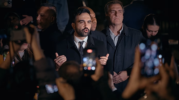 Watch: Newly elected NYC mayor Zohran Mamdani speaks directly to Trump as he celebrates his win