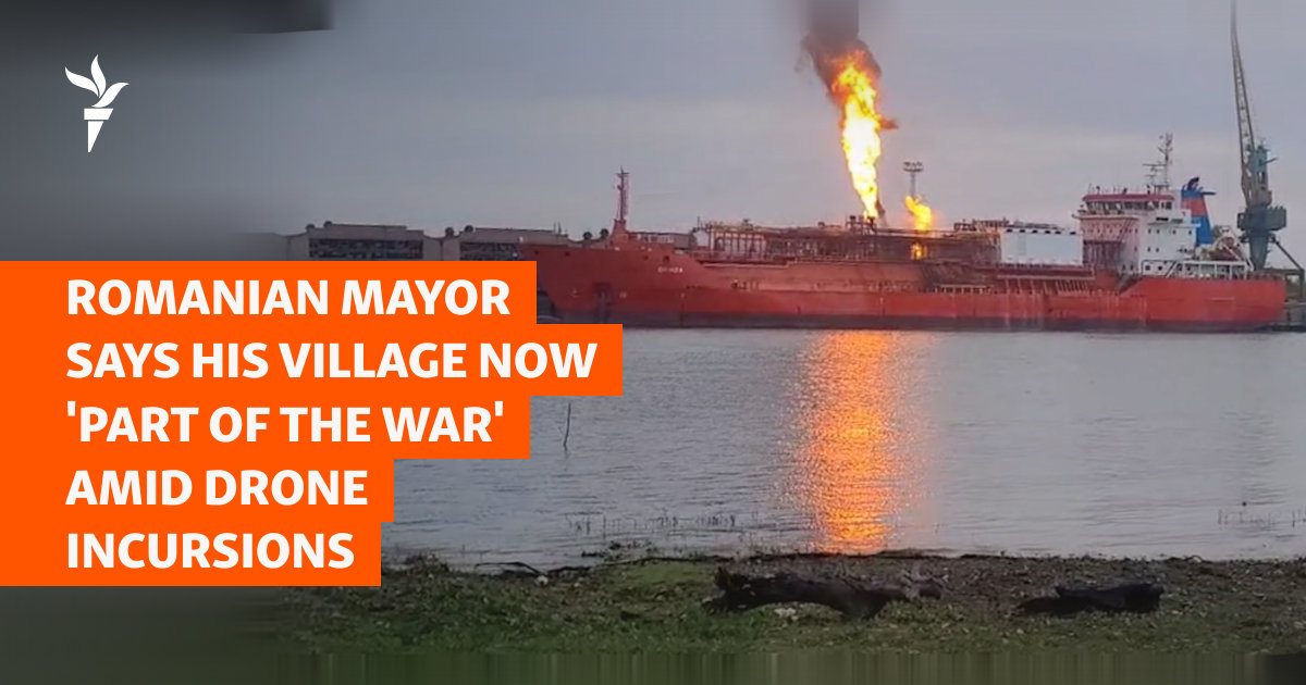 Romanian Mayor Says His Village Now ‘Part Of The War’ Amid Russian Drone Incursions