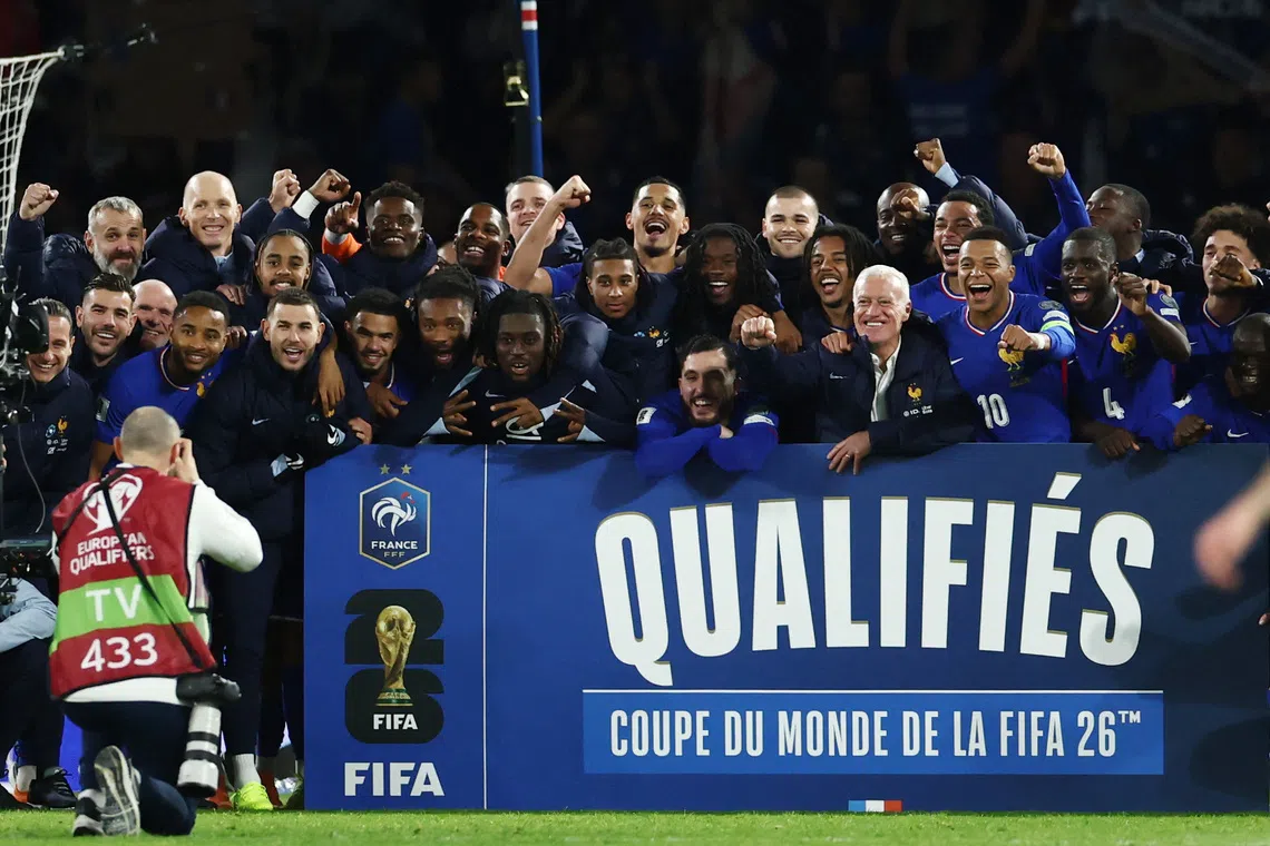 France beat Ukraine 4-0 to qualify for men’s World Cup