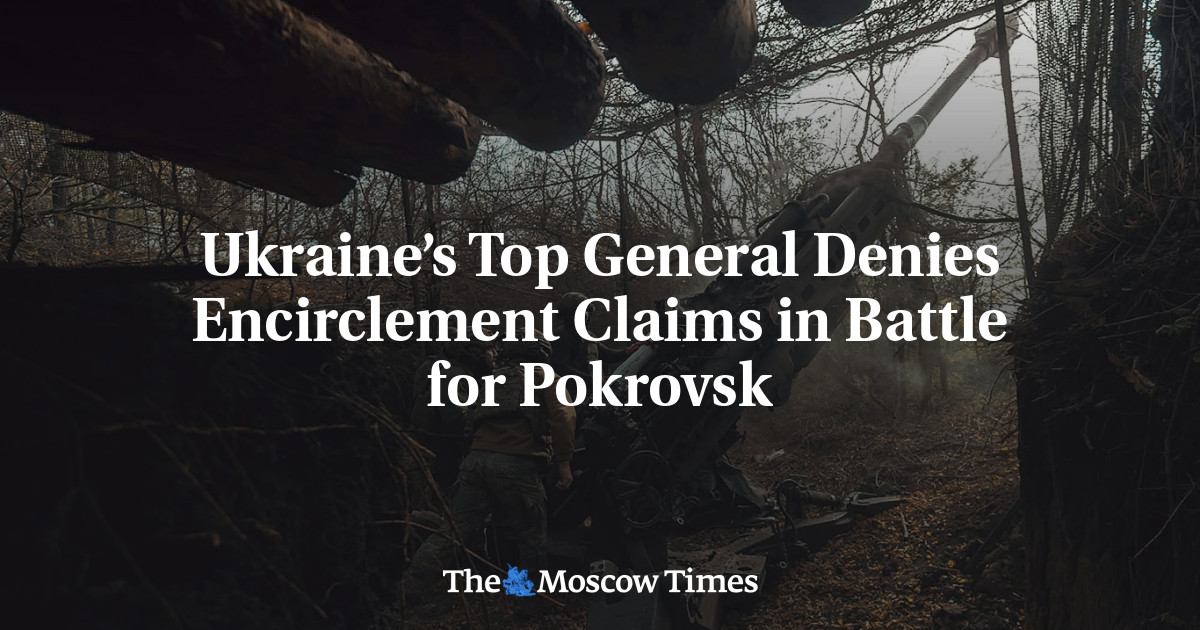 Ukraine’s Top General Denies Encirclement Claims in Battle for Pokrovsk