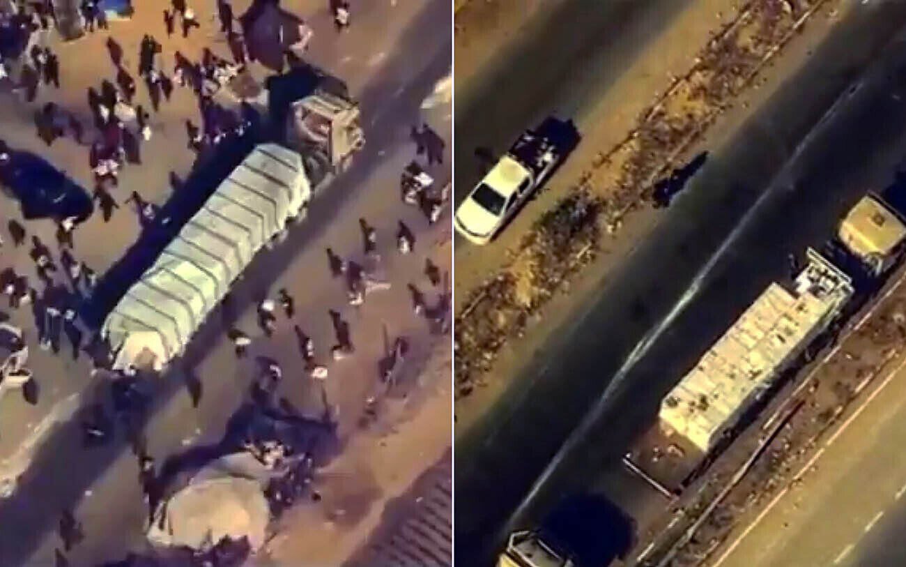 US military publishes drone video of Hamas looting aid truck in Gaza