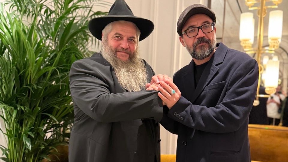 Ukraine’s chief rabbi blesses Iranian opposition leader Beheshti to bring about regime change in his country