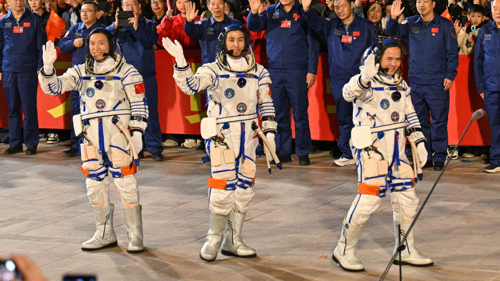 Three more Chinese astronauts are now stranded in space following successful rescue of their colleagues