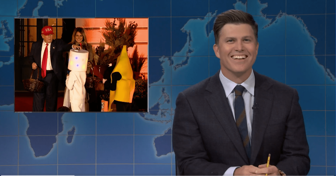 ‘SNL’ Weekend Update Roasts Trump’s Halloween, White House Renovations