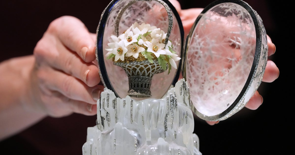 Rare Fabergé egg crafted for Russian royalty expected to sell for over $26M