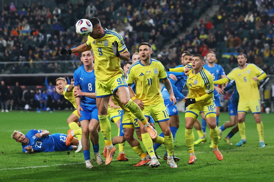 Ukraine book spot in World Cup playoffs with win over Iceland