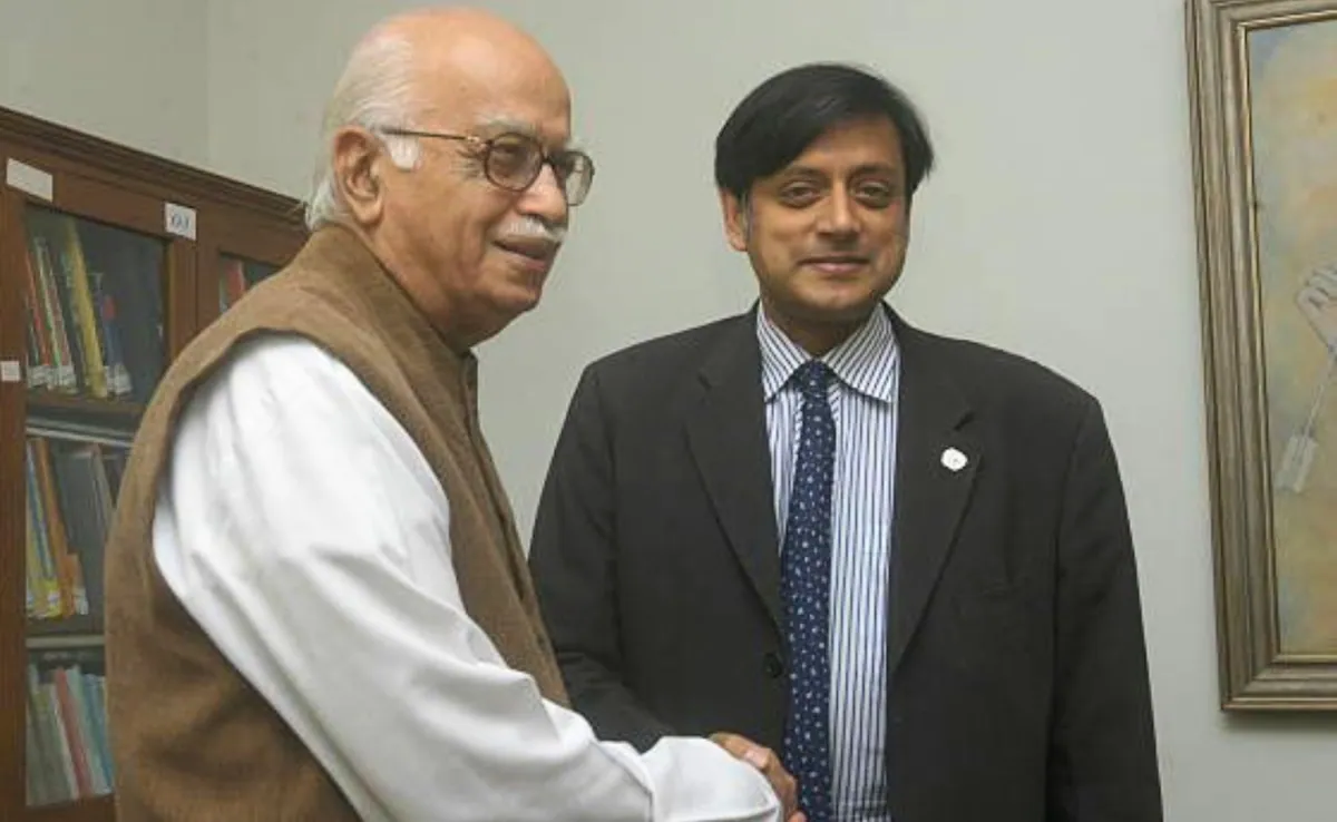 Shashi Tharoor’s LK Advani Post Gets A Congress Rebuttal