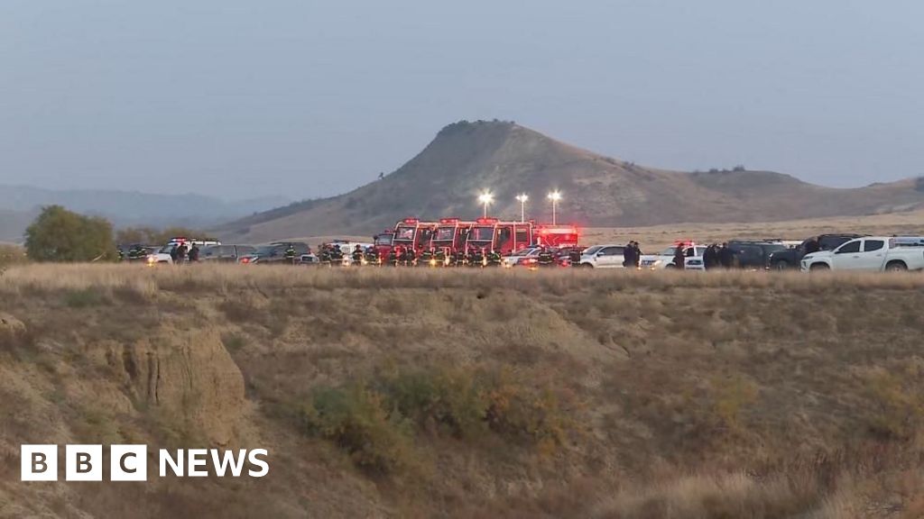 Turkish military cargo plane crashes with at least 20 on board near Georgia and Azerbaijan border