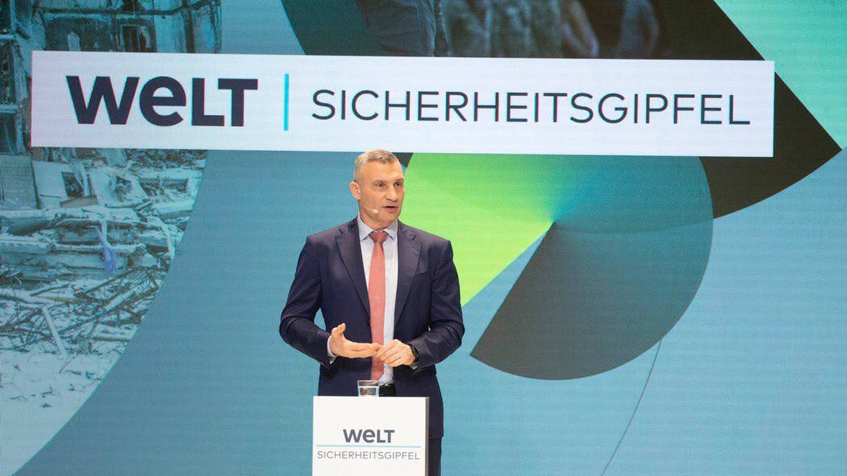 Klitschko discusses increasing military support for Ukraine at security forum in Berlin