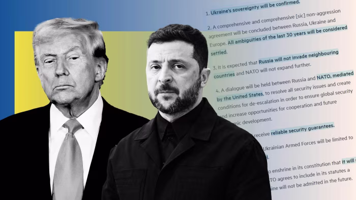 the full text of Donald Trump’s 28-point Ukraine-Russia peace plan