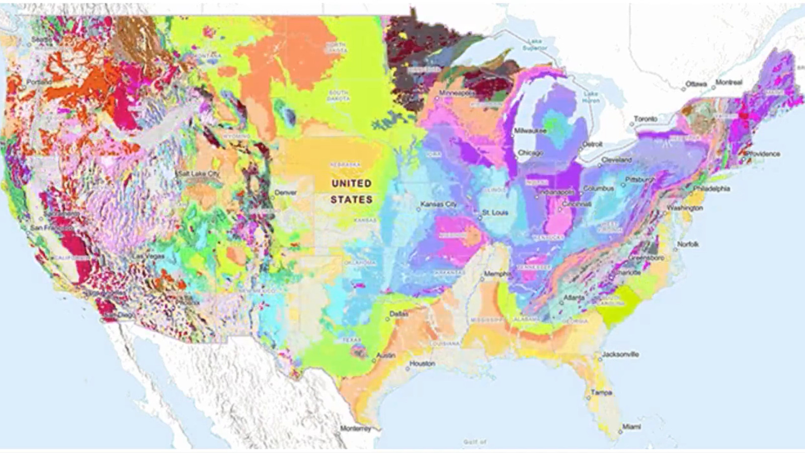 Use This Free Geological Map To See The Rocks Beneath Your Feet Anywhere In The US