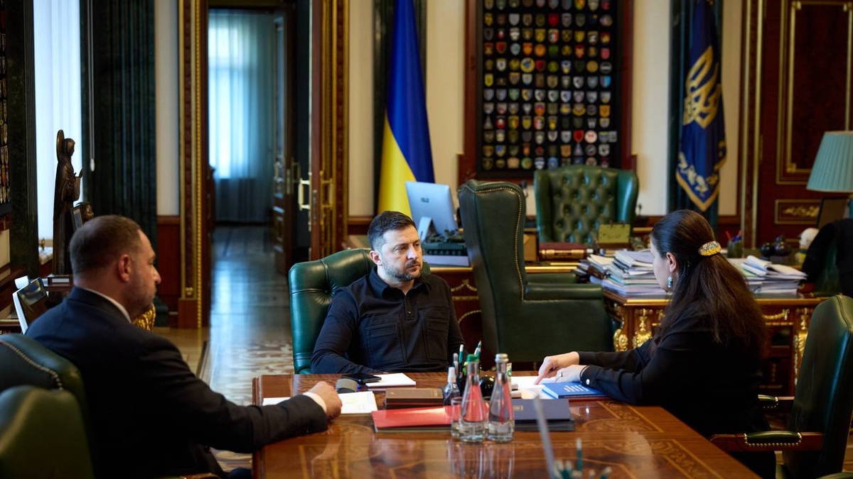 Zelenskyy discusses possible areas of future cooperation with ex ambassador to USA Markarova