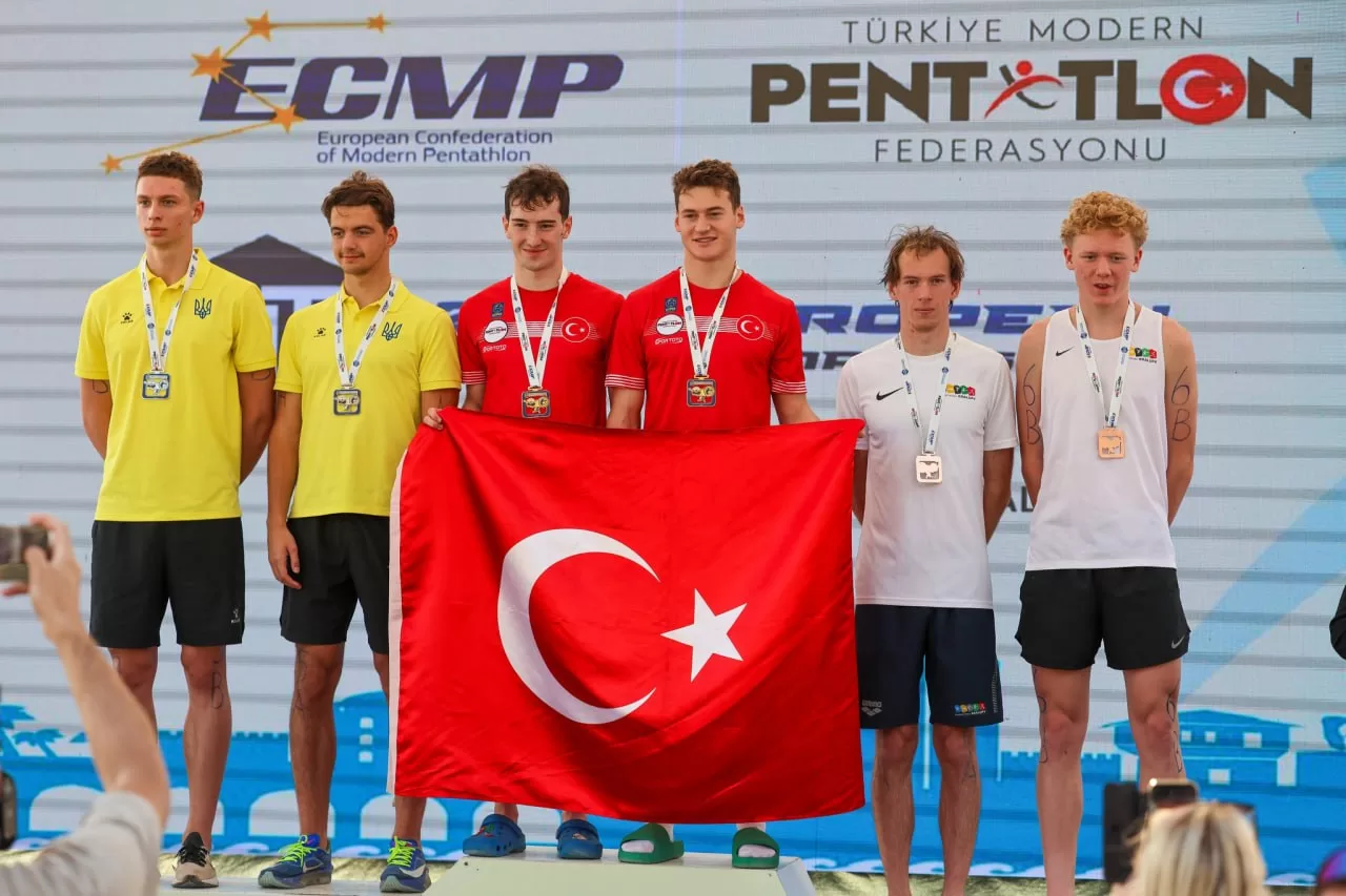 Ukrainian juniors win silver at the European Modern Pentathlon Championships in Turkey