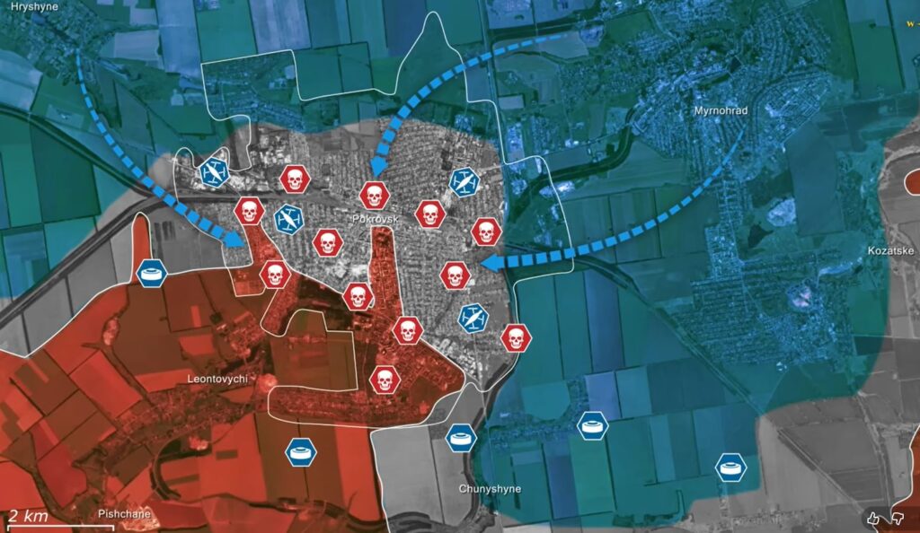 Frontline report: Russian convoy parades through fog toward Pokrovsk — and gets wiped out in minutes