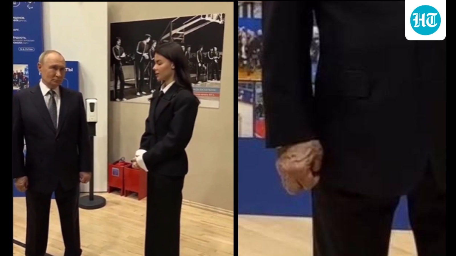 Vladimir Putin’s ‘swollen and sore’ hand at public event sparks health rumours: ‘His veins are bulging too’