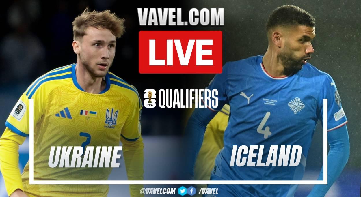 Ukraine vs Iceland LIVE Score Updates in 2026 World Cup Qualifiers | 11/16/2025