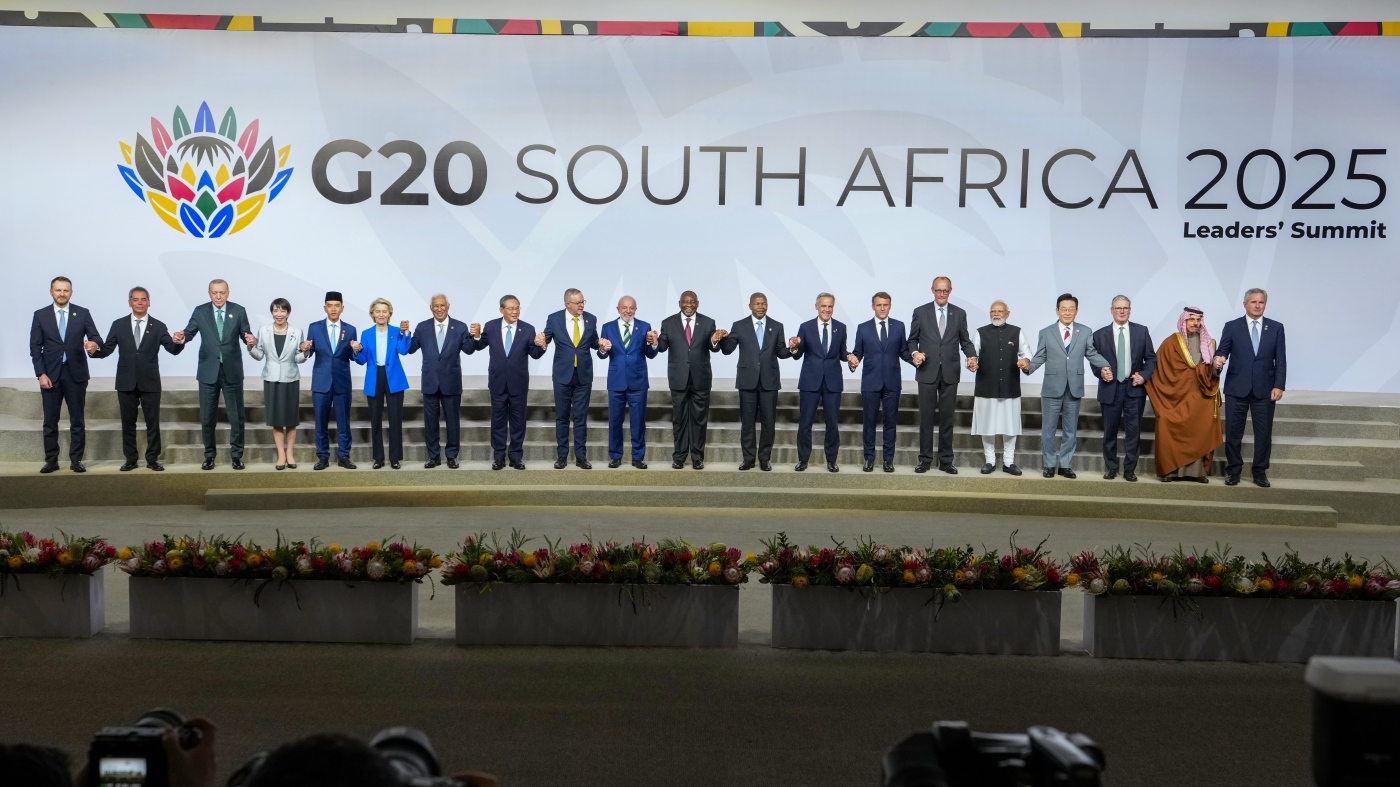 G20 summit closes in South Africa after U.S. absence : NPR