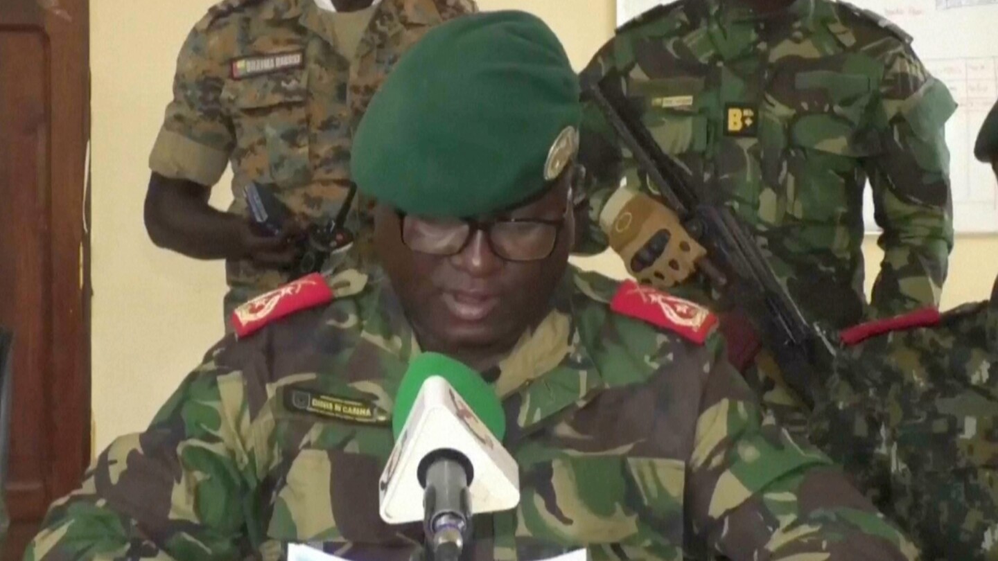 Guinea-Bissau soldiers announce Gen. Horta N’Ta as junta leader
