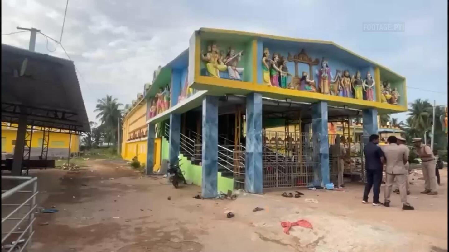 9 dead, dozens injured in crowd surge at Hindu temple in southern India