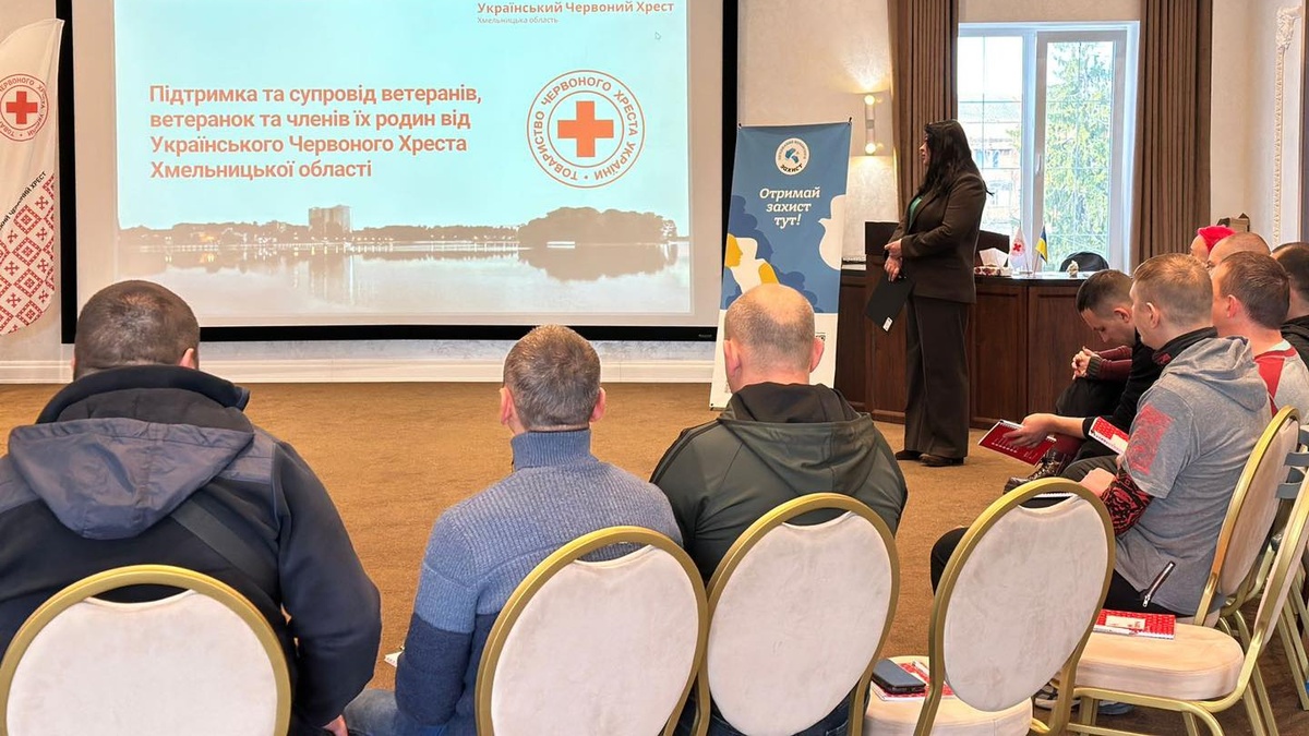 Ukrainian Red Cross launches all-Ukrainian program of veterans’ meetings