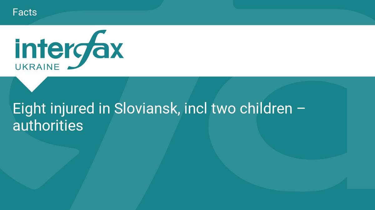 Eight injured in Sloviansk, incl two children – authorities