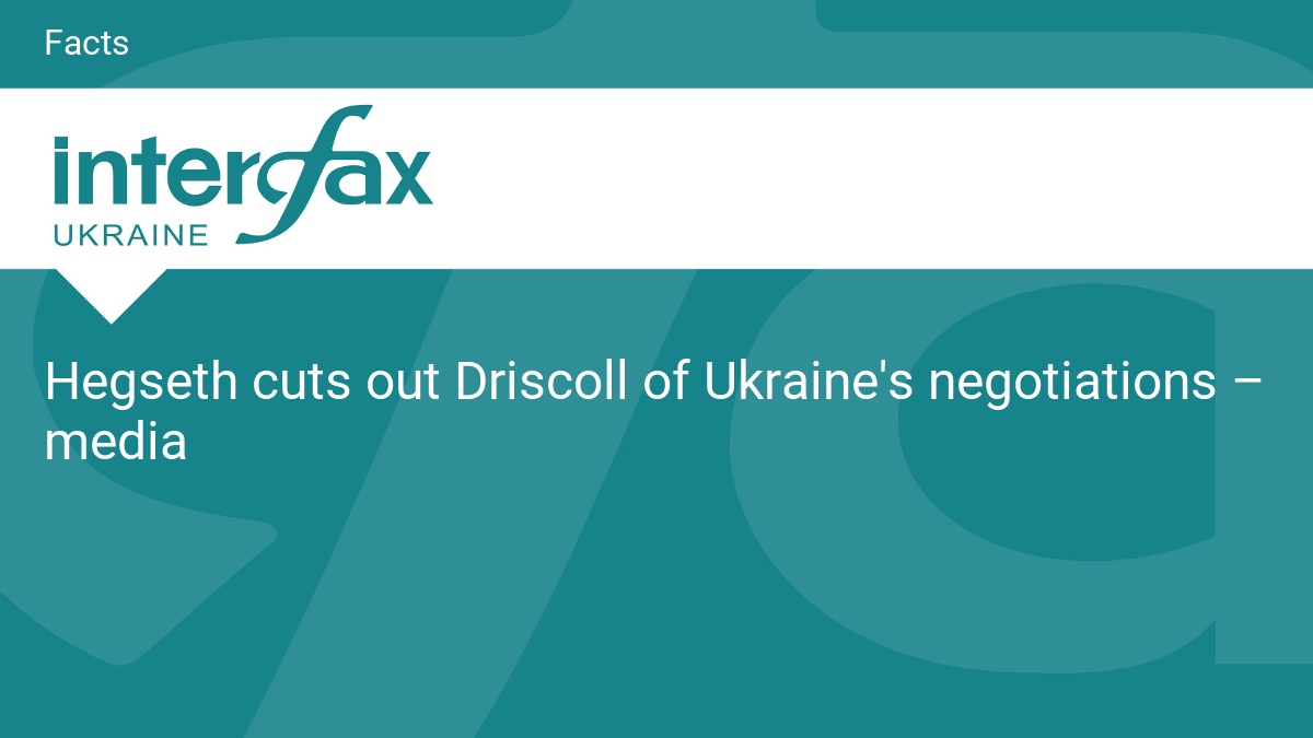 Hegseth cuts out Driscoll of Ukraine’s negotiations – media