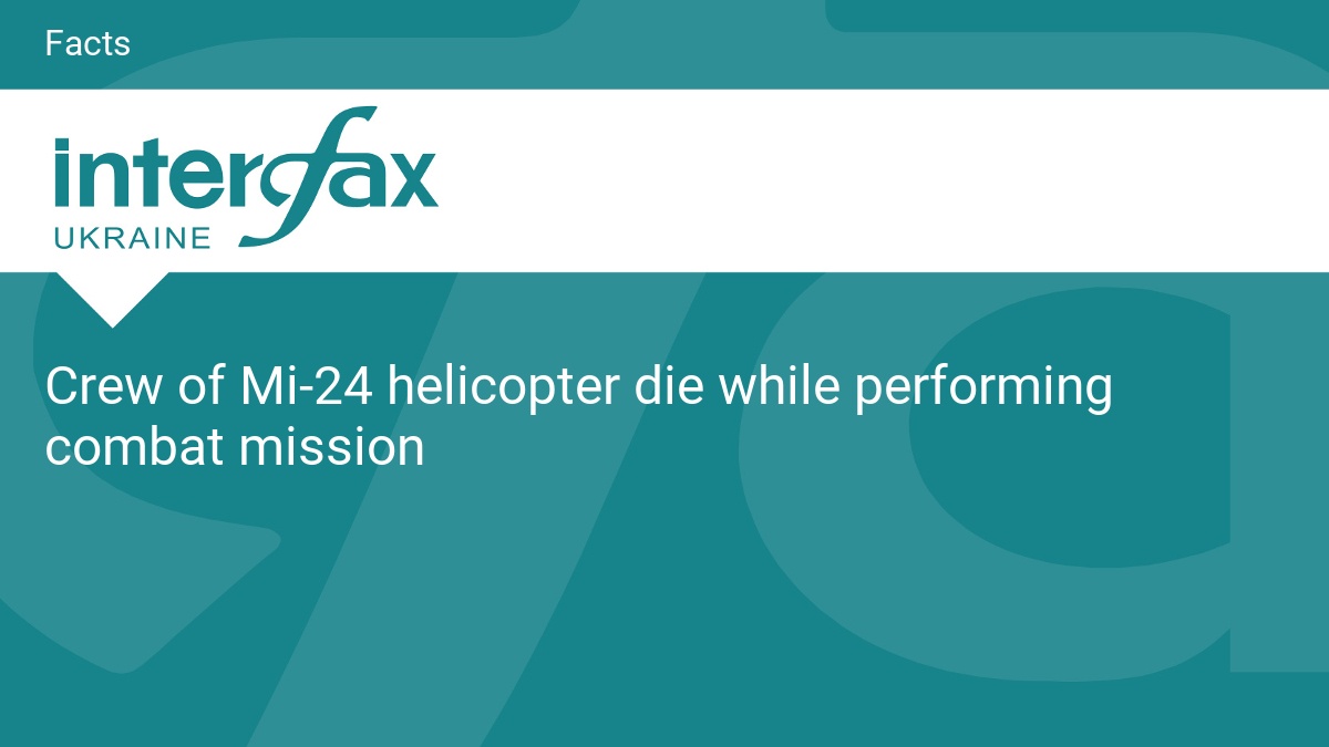 Crew of Mi-24 helicopter die while performing combat mission