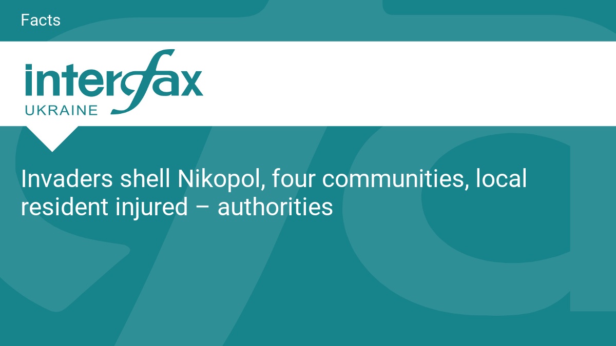 Invaders shell Nikopol, four communities, local resident injured – authorities
