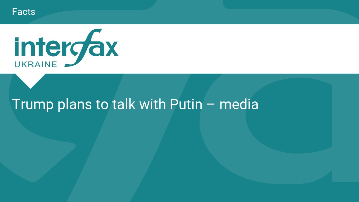 Trump plans to talk with Putin – media
