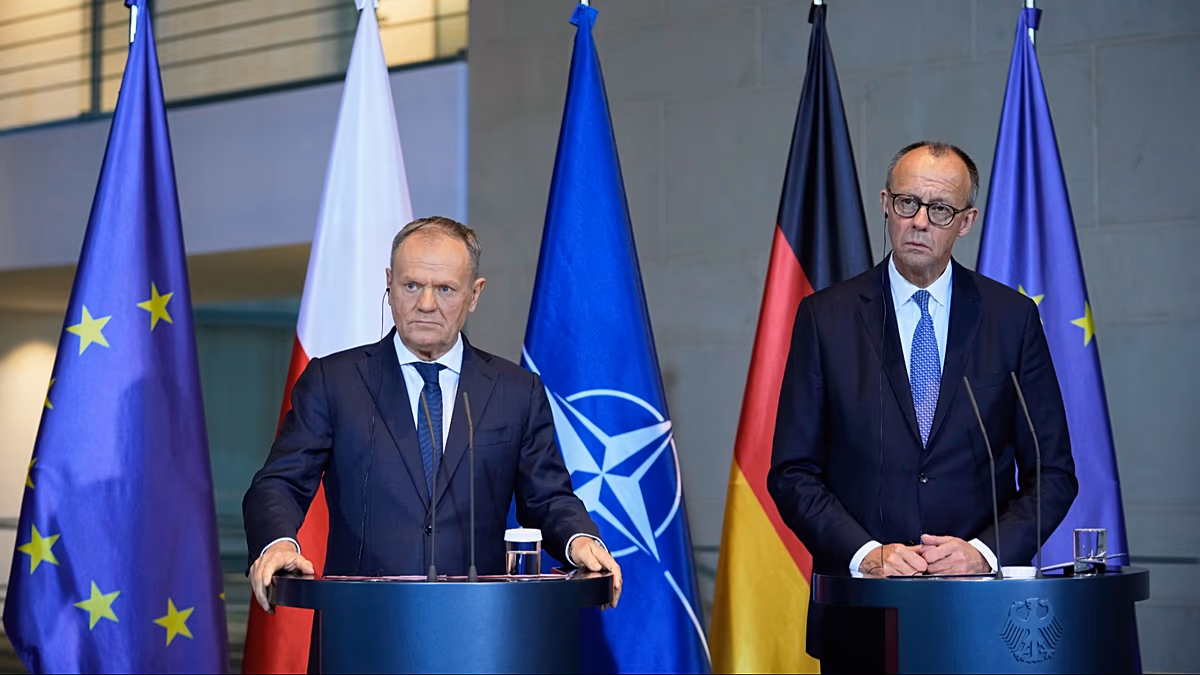 Did Tusk say that Poland will pay for Germany’s World War II crimes?