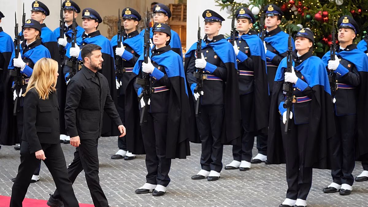 Zelenskyy seeks backing from Pope Leo XIV and Meloni as he refuses ceding Ukrainian land to Russia