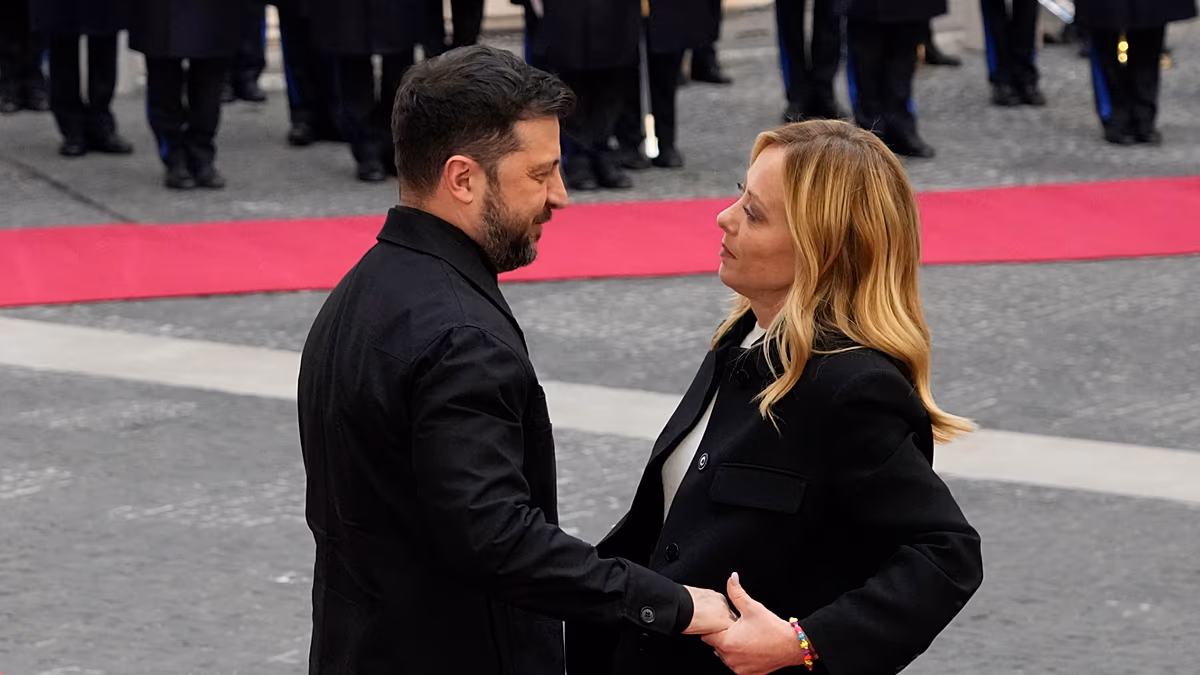 Video. Zelenskyy meets Pope Leo XIV and PM Meloni in Italy visit