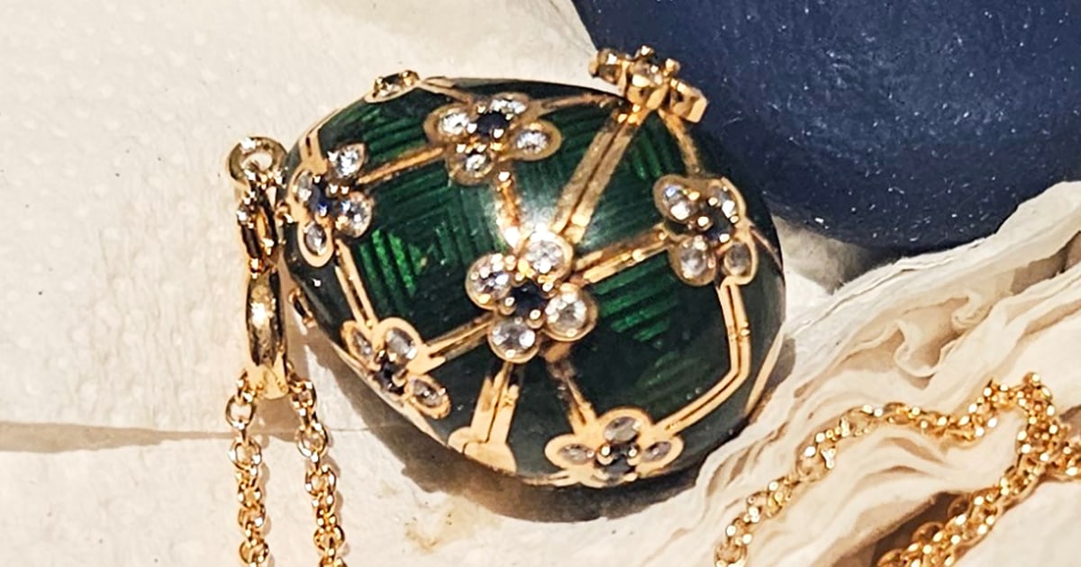 Police ‘naturally’ recover a $19,000 Fabergé egg swallowed by alleged thief