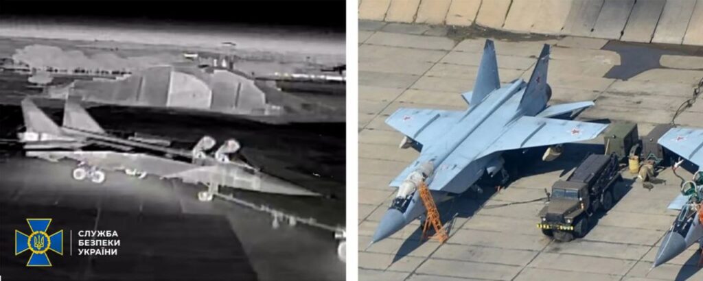 Ukraine’s drones destroy MiG-31 jet, anti-air system, and radars at Belbek base in occupied Crimea (PHOTOS, MAP)