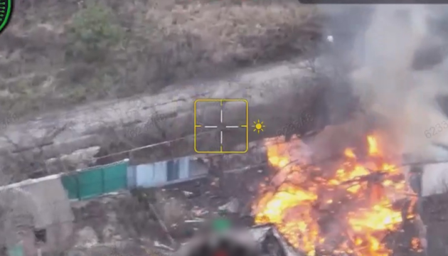 Border guards destroy enemy depot, communications antenna on Southern Slobozhanshchyna axis