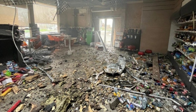 Russian forces attack Nikopol district with artillery, drones, causing damage