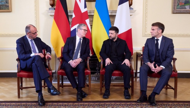 Zelensky, Starmer, Merz and Macron agree on joint position in diplomatic work with U.S.
