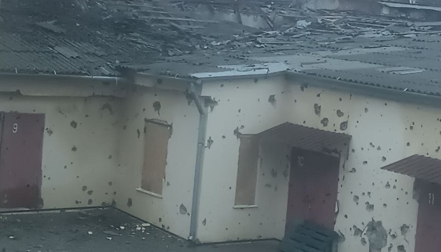 Russian artillery shelling damages museum building in Kherson