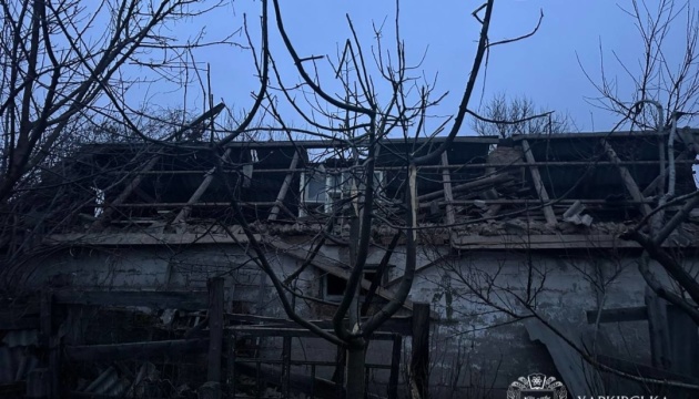 Russians strike four settlements in Kharkiv region, one person killed