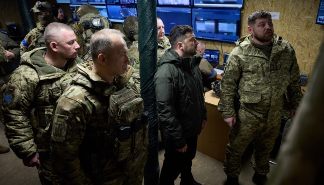 Zelensky visits 14th Mechanized Brigade command post in Kupiansk