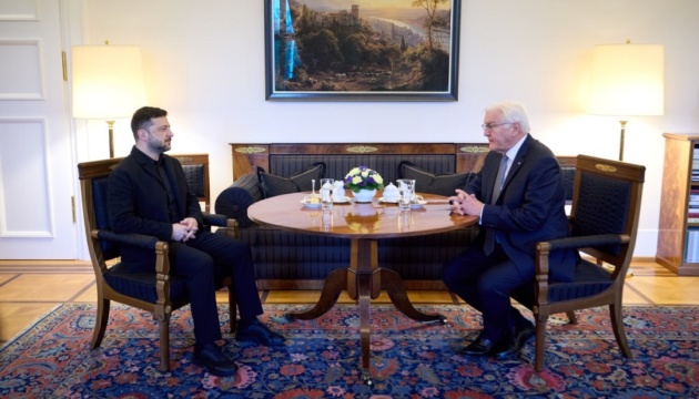 Zelensky discusses peace process with Steinmeier in Berlin