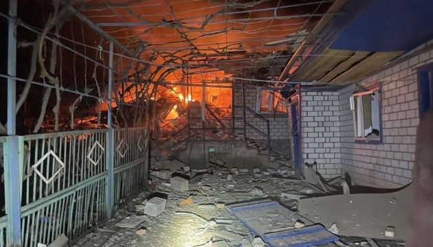 Russians attack Dnipropetrovsk region with drones, artillery, causing damage