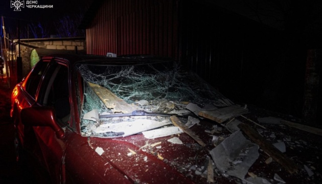 Russian drone attack on Cherkasy leaves six injured, infrastructure damaged