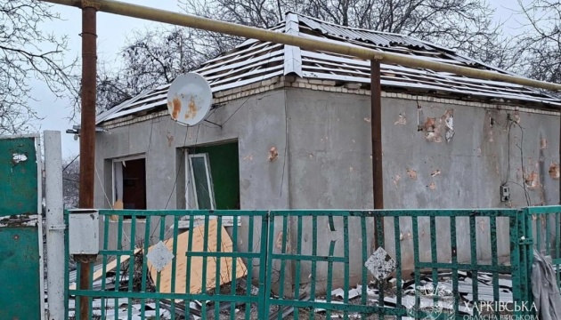 Russian army shells two settlements in Kharkiv region in past day, causing damage