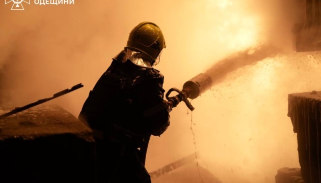 Russian attack sparks fires at energy facilities in Odesa region, fertilizer warehouses damaged