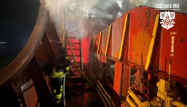 Ship carrying Ukrainian soy damaged in Odesa port after overnight Russian attack